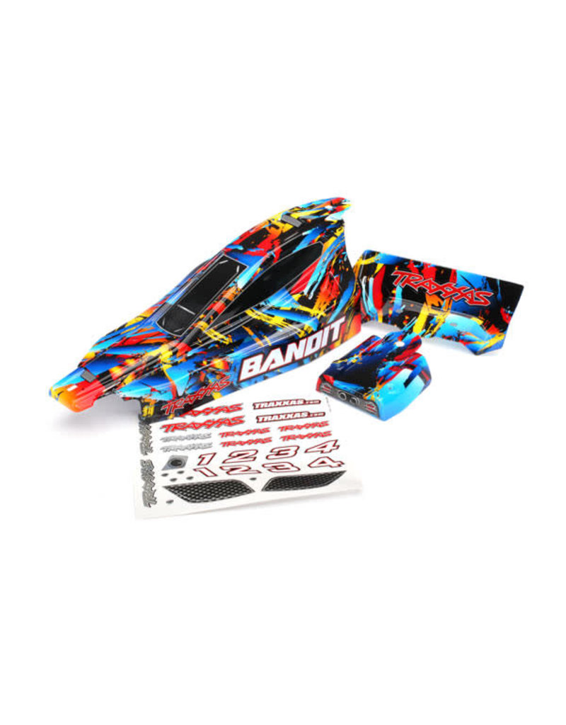 TRAXXAS TRA2448 BODY, BANDIT, ROCK N' ROLL (PAINTED, DECALS APPLIED)