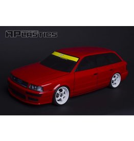 APLASTICS APS0001 1/10 AUDI RS2 BODY: CLEAR