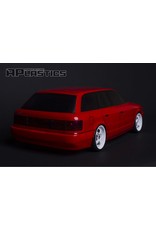 APLASTICS APS0001 1/10 AUDI RS2 BODY: CLEAR