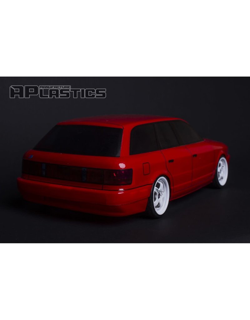 APLASTICS APS0001 1/10 AUDI RS2 BODY: CLEAR