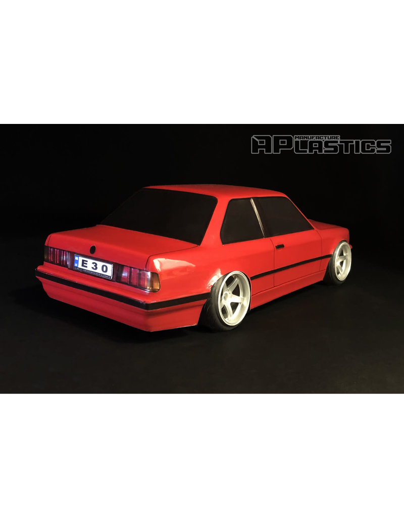APLASTICS APS0002 1/10 BMW E30 COUPE BODY: CLEAR