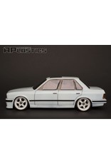 APLASTICS APS0003 1/10 BMW E30 SEDAN BODY: CLEAR