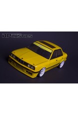 APLASTICS APS0003 1/10 BMW E30 SEDAN BODY: CLEAR
