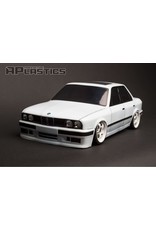 APLASTICS APS0003 1/10 BMW E30 SEDAN BODY: CLEAR