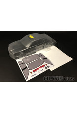 APLASTICS APS0005 1/10 BMW E34 SEDAN BODY: CLEAR