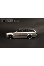 APLASTICS APS0006 1/10 BMW E34 WAGON BODY: CLEAR