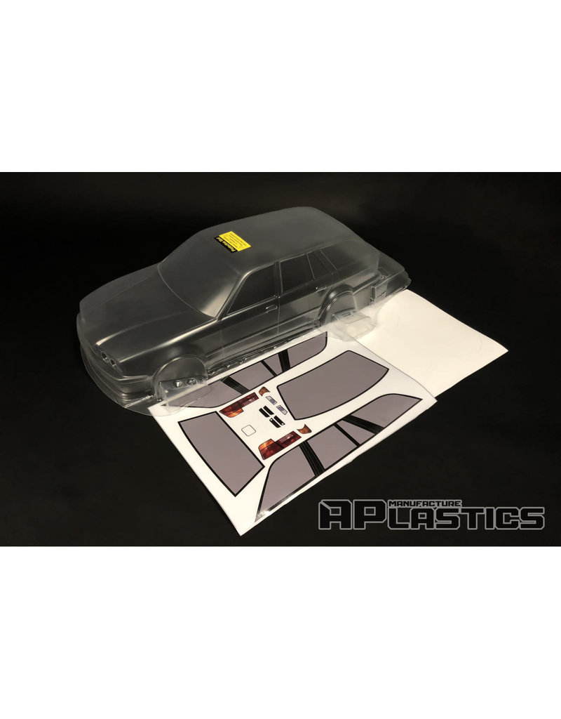 APLASTICS APS0006 1/10 BMW E34 WAGON BODY: CLEAR