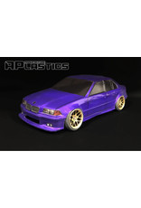 APLASTICS APS0007 1/10 BMW E36 SEDAN BODY: CLEAR