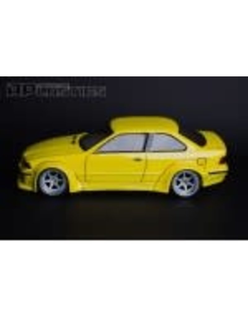 APLASTICS APS0008 1/10 BMW E36 M3 WIDE COUPE BODY: CLEAR