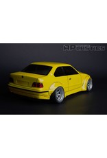 APLASTICS APS0008 1/10 BMW E36 M3 WIDE COUPE CLEAR BODY