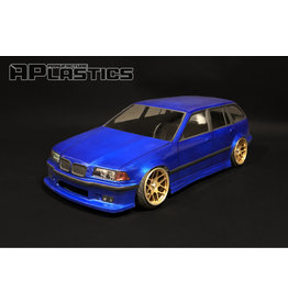APLASTICS APS0009 1/10 BMW E36 WAGON BODY: CLEAR