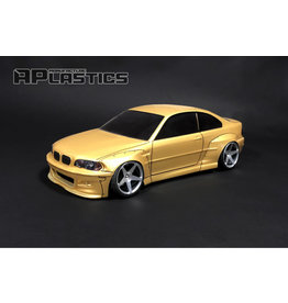APLASTICS APS0010 1/10 BMW M3 E46 PANDEM BODY: CLEAR