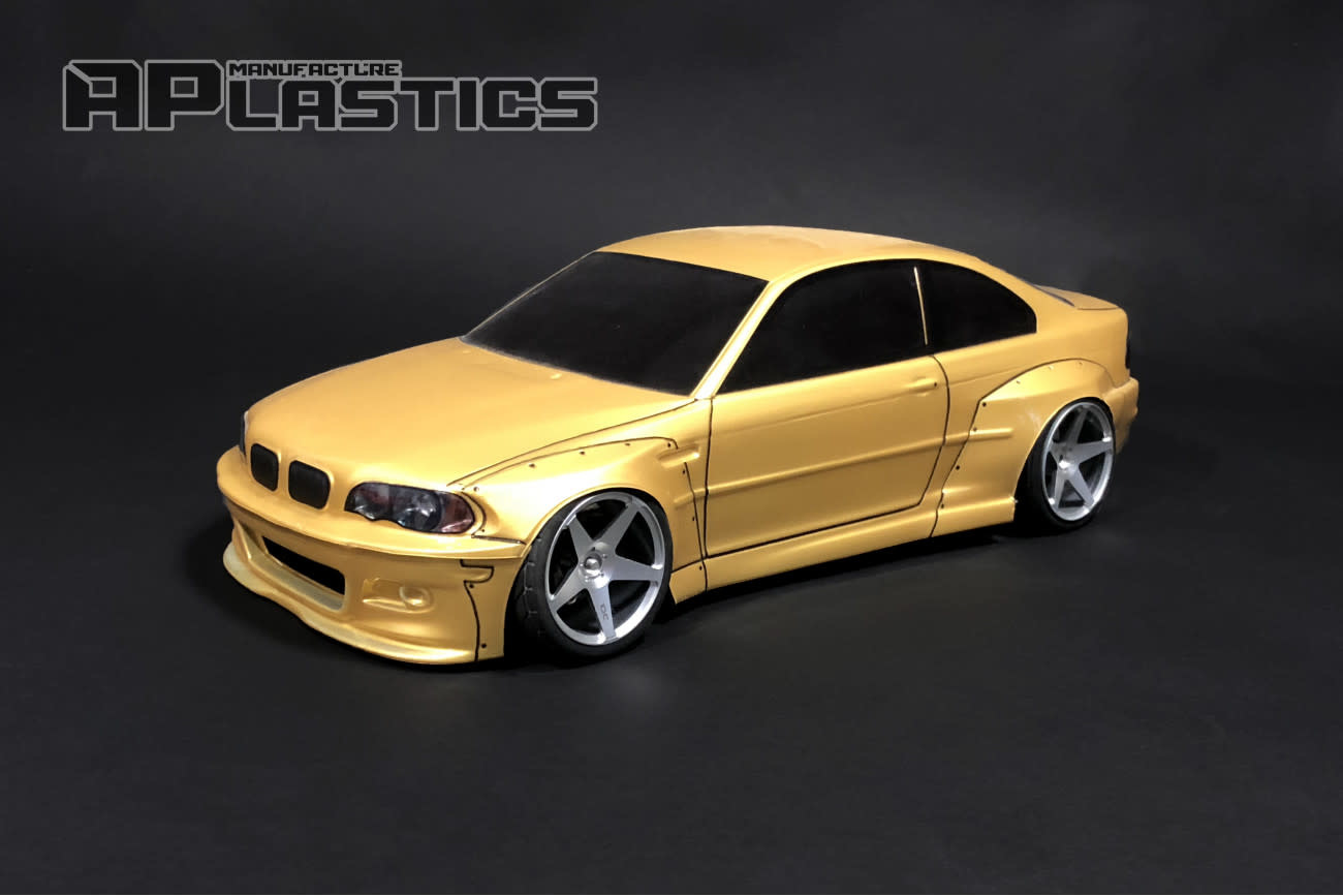 APS0010 1/10 BMW E46 PANDEM CLEAR BODY - My Tobbies - Toys & Hobbies