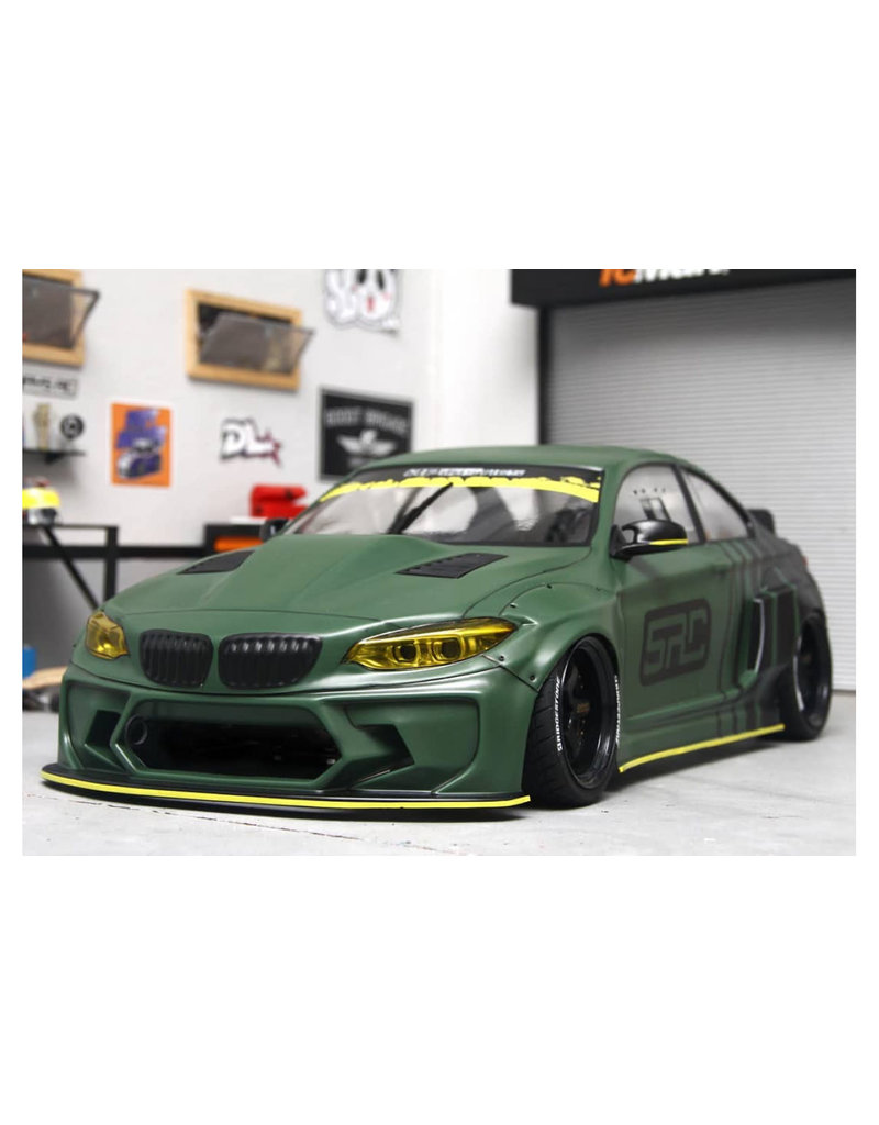 APLASTICS APS0011 1/10 BMW F22 M2 BODY: CLEAR
