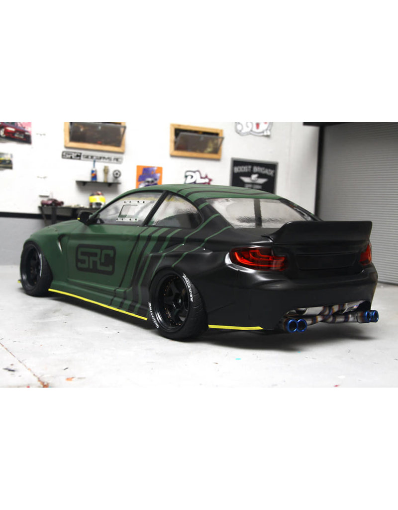 APLASTICS APS0011 1/10 BMW F22 M2 BODY: CLEAR
