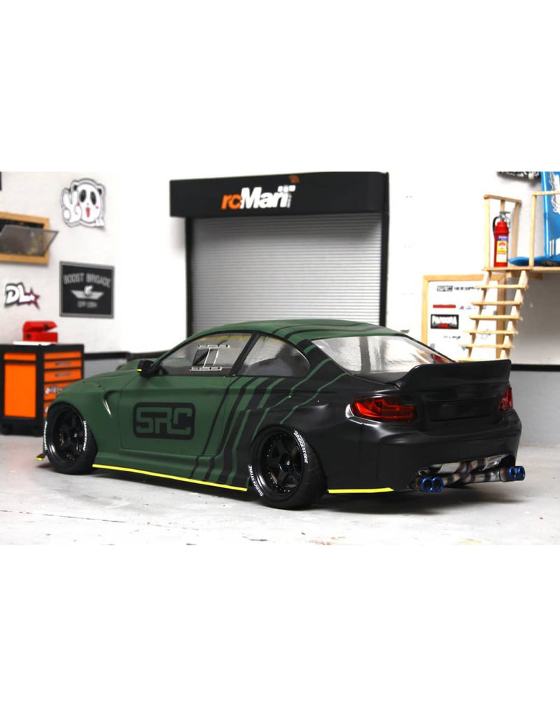 APLASTICS APS0011 1/10 BMW F22 M2 BODY: CLEAR