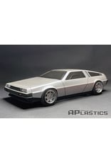 APLASTICS APS0012 1/10 DELOREAN DMC12 BODY: CLEAR