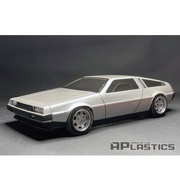 APLASTICS APS0012 1/10 DELOREAN DMC12 BODY: CLEAR