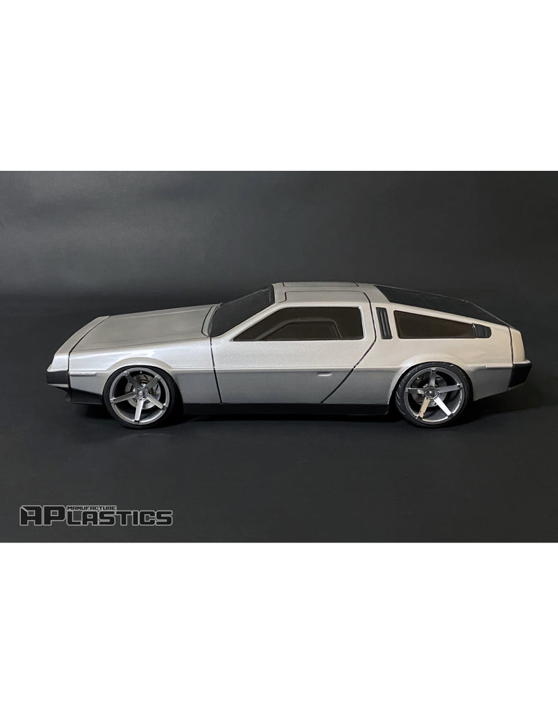 APLASTICS APS0012 1/10 DELOREAN DMC12 BODY: CLEAR