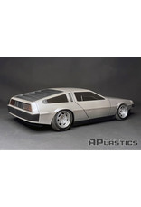 APLASTICS APS0012 1/10 DELOREAN DMC12 BODY: CLEAR