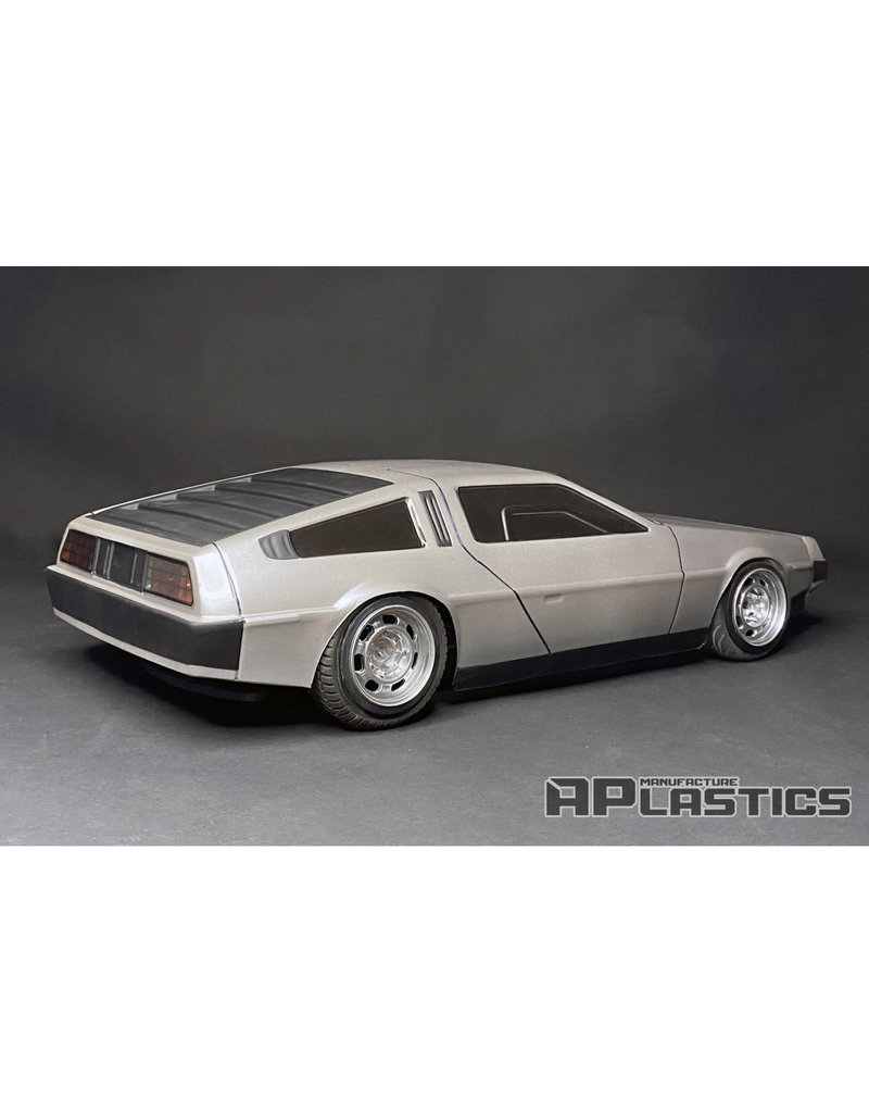 APLASTICS APS0012 1/10 DELOREAN DMC12 BODY: CLEAR