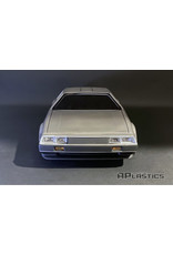APLASTICS APS0012 1/10 DELOREAN DMC12 BODY: CLEAR
