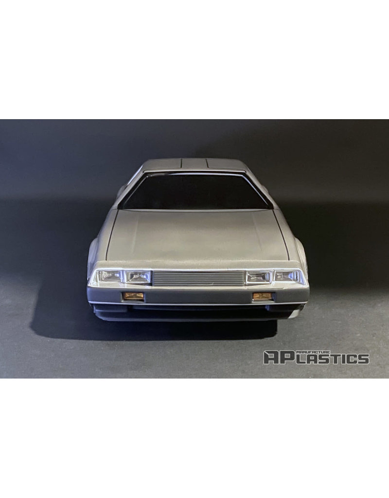 APLASTICS APS0012 1/10 DELOREAN DMC12 BODY: CLEAR