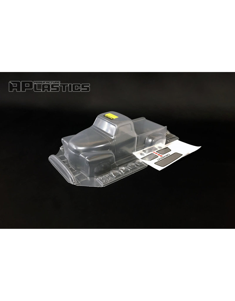 APLASTICS APS0014 1/10 CHEVY 1951 PICKUP BODY: CLEAR