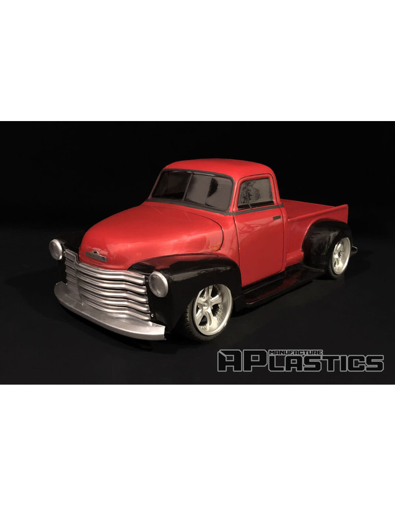 APLASTICS APS0014 1/10 CHEVY 1951 PICKUP BODY: CLEAR
