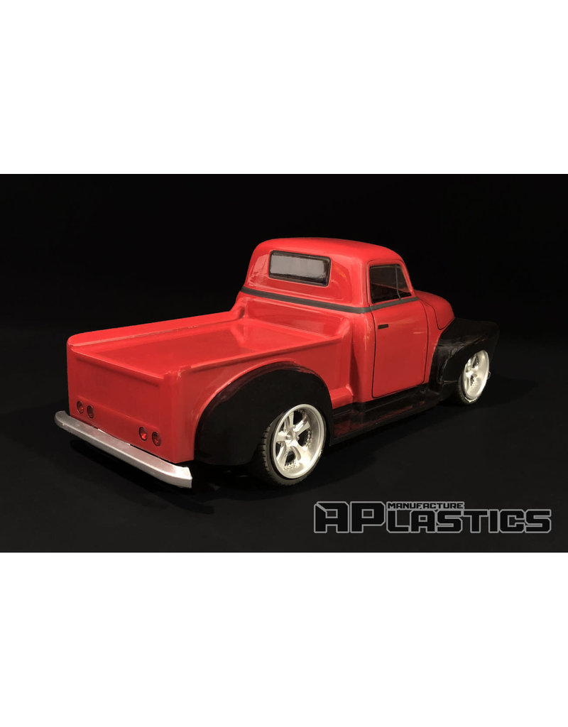 APLASTICS APS0014 1/10 CHEVY 1951 PICKUP BODY: CLEAR