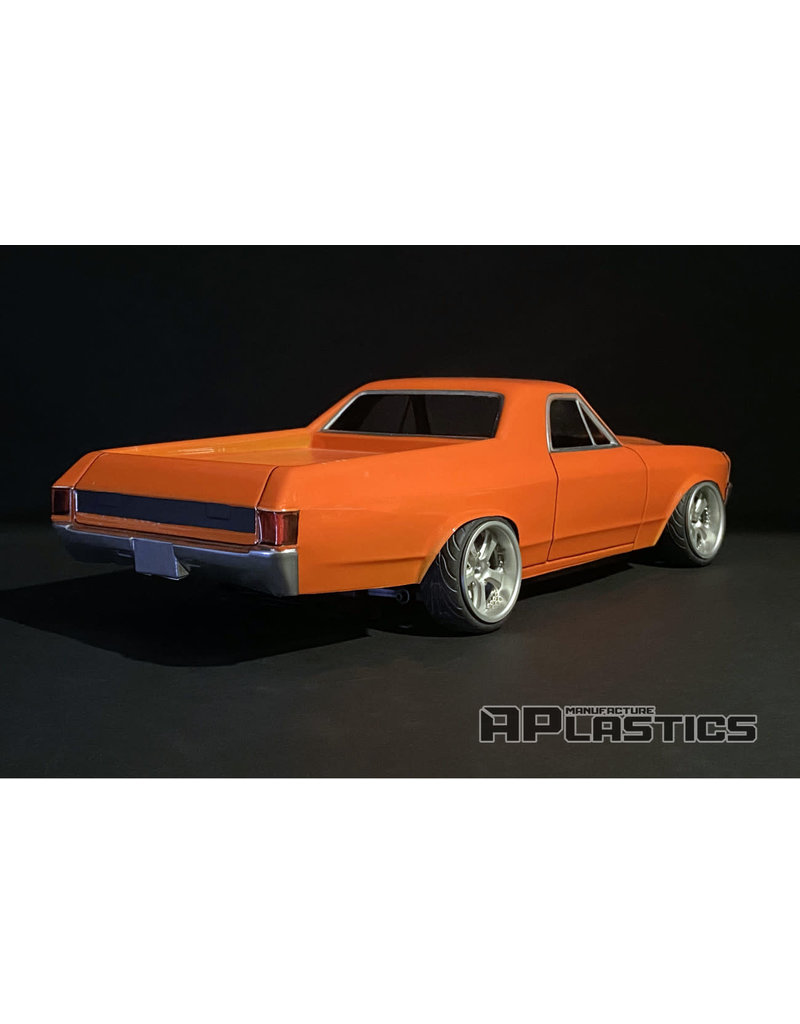 APLASTICS APS0015 1/10 CHEVROLET 1970 EL CAMINO BODY: CLEAR