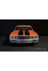 APLASTICS APS0015 1/10 CHEVROLET 1970 EL CAMINO BODY: CLEAR