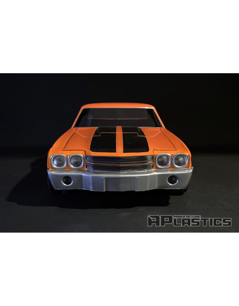 APLASTICS APS0015 1/10 CHEVROLET 1970 EL CAMINO BODY: CLEAR