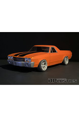 APLASTICS APS0015 1/10 CHEVROLET 1970 EL CAMINO BODY: CLEAR