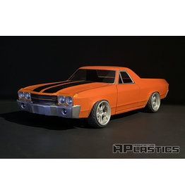 APLASTICS APS0015 1/10 CHEVROLET 1970 EL CAMINO BODY: CLEAR