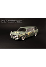 APLASTICS APS0016 1/10 DATSUN 510 WAGON BODY: CLEAR