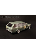 APLASTICS APS0016 1/10 DATSUN 510 WAGON BODY: CLEAR