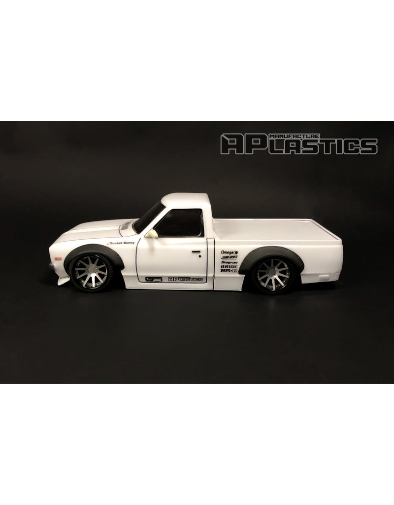 APLASTICS APS0018 1/10 DATSUN 620 PICKUP BODY: CLEAR