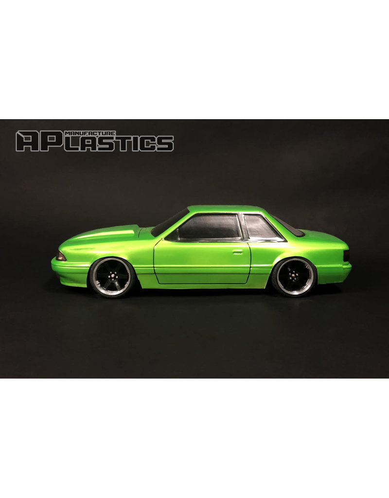 APLASTICS APS0019 1/10 MUSTANG NOTCHBACK CLEAR BODY