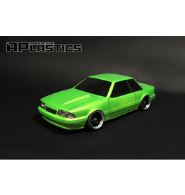 APLASTICS APS0019 1/10 MUSTANG NOTCHBACK BODY: CLEAR