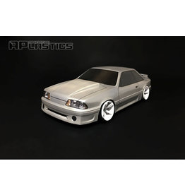 APLASTICS APS0020 1/10 FORD 1990 MUSTANG GT BODY: CLEAR