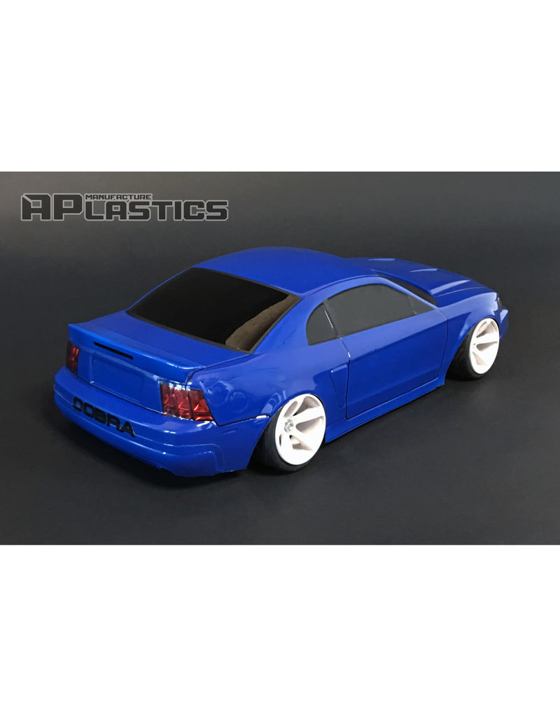 APLASTICS APS0022 1/10 FORD MUSTANG COBRA BODY: CLEAR