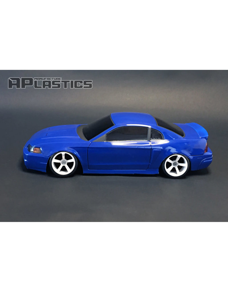 APLASTICS APS0022 1/10 FORD MUSTANG COBRA BODY: CLEAR