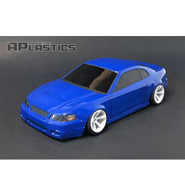 APLASTICS APS0022 1/10 FORD MUSTANG COBRA BODY: CLEAR