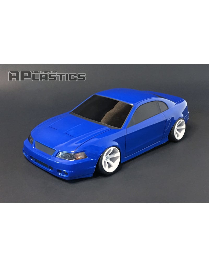 APLASTICS APS0022 1/10 FORD MUSTANG COBRA BODY: CLEAR