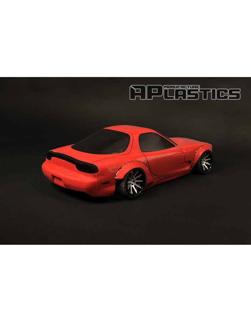 APLASTICS APS0024 1/10 MAZDA RX7 FD BOSS BODY: CLEAR
