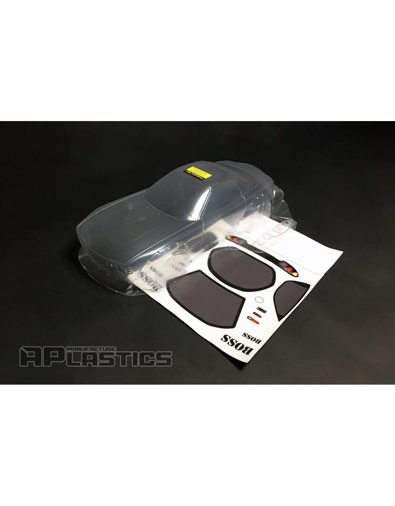 APLASTICS APS0024 1/10 MAZDA RX7 FD BOSS BODY: CLEAR