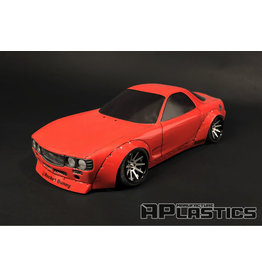 APLASTICS APS0024 1/10 MAZDA RX7 FD BOSS BODY: CLEAR