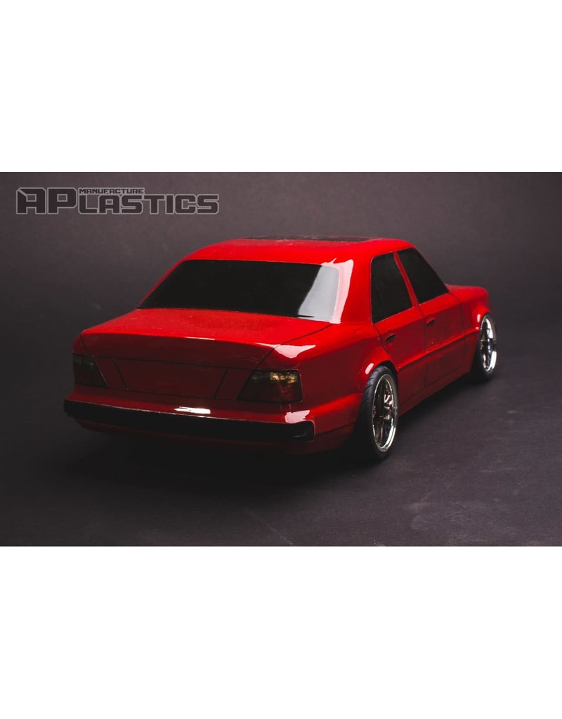 APLASTICS APS0025 1/10 MERCEDES E-KLASSE W124 BODY: CLEAR