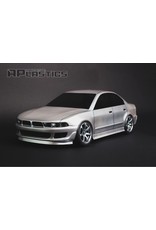 APLASTICS APS0026 1/10 MITSUBISHI GALANT VR-4 BODY: CLEAR